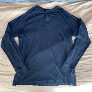 The North Face Navy Long Sleeve Henley